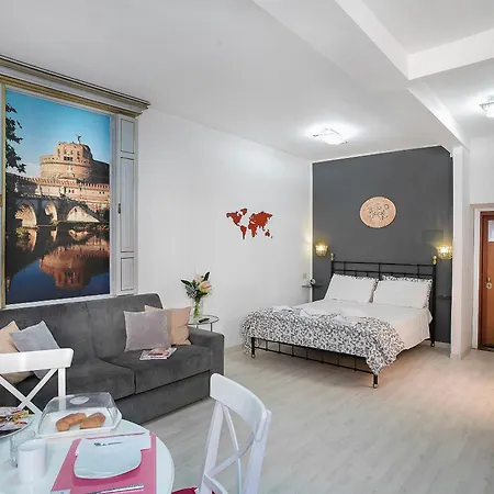 Lägenhetshotell Navona Open Space Rom